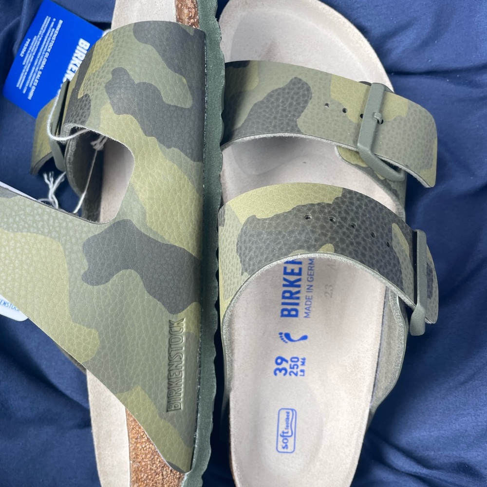 Womens Birkenstock Camouflage Green - Picture 2 of 2